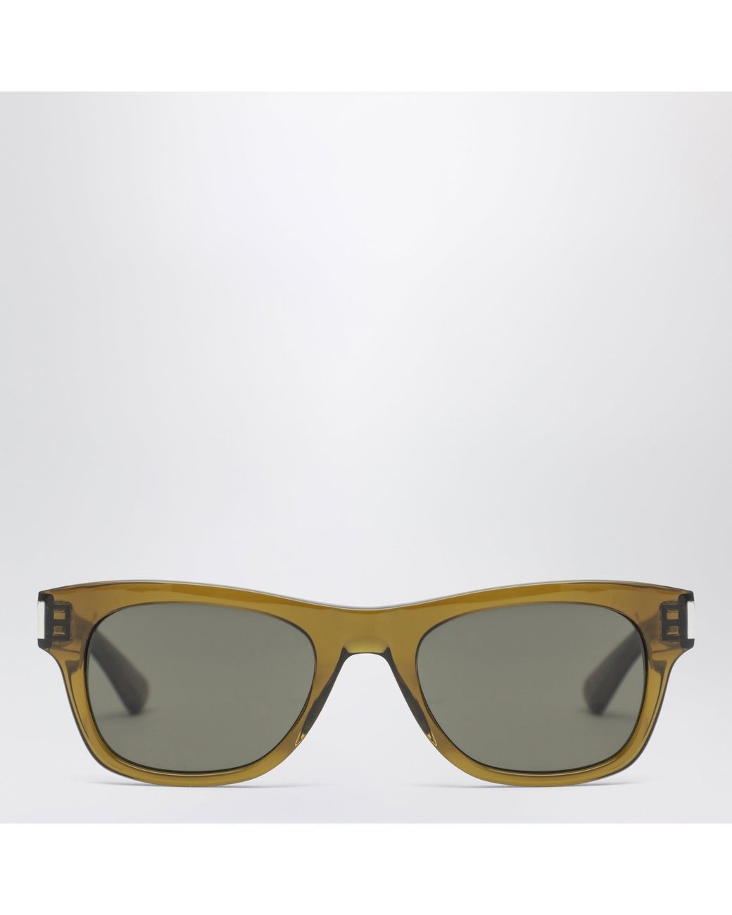 Saint Laurent Green Rectangular Sunglasses