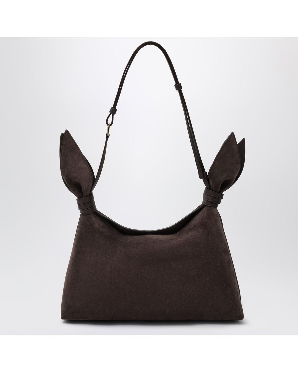 Loewe Black Medium Scarf Suede Bag