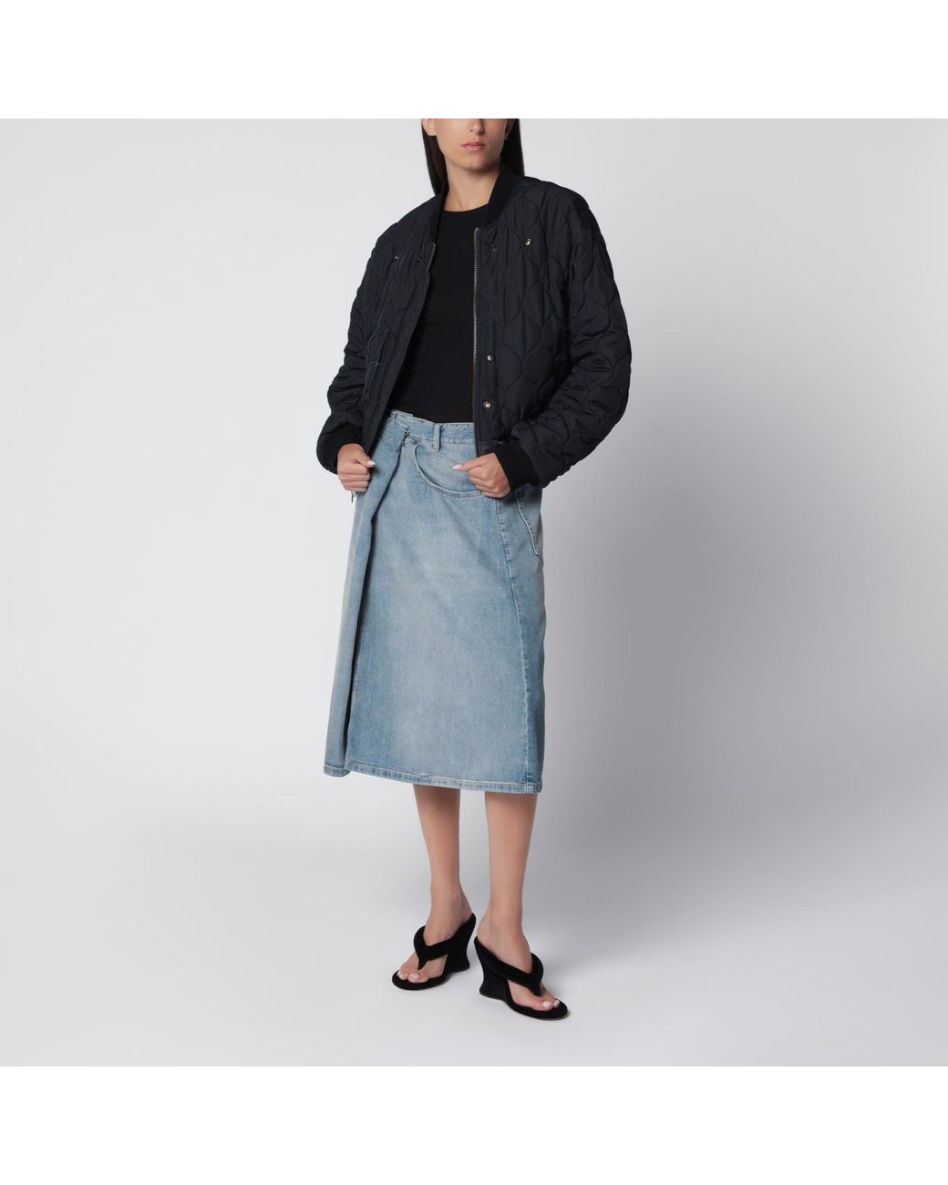Maison Margiela Black Reversible Dark Ma-1 Jacket
