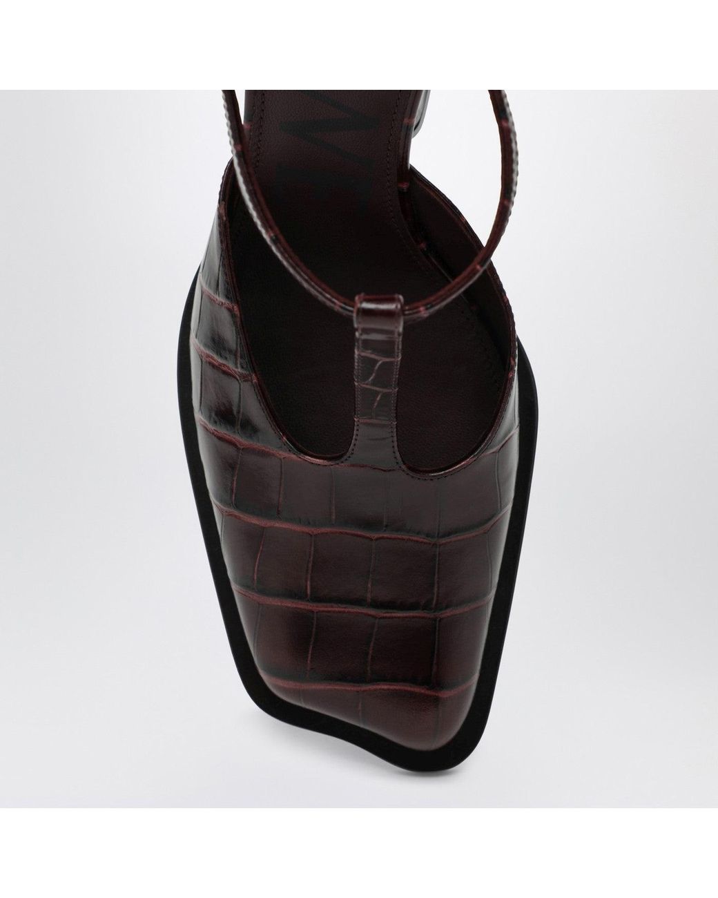 Loewe Brown Onda T-Bar Pumps