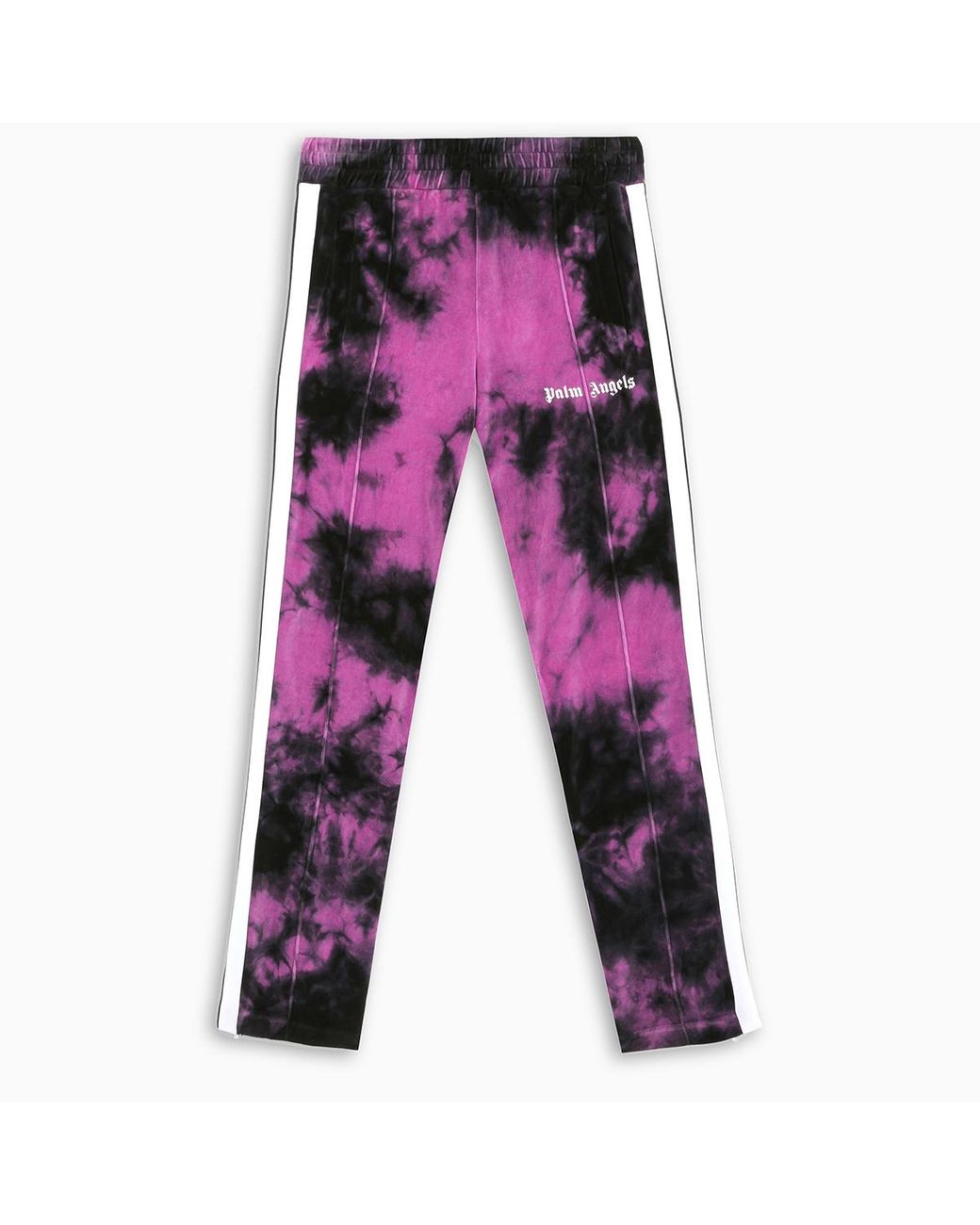 Pantalone track stampa tie-dye viola di Palm Angels da Uomo | Lyst