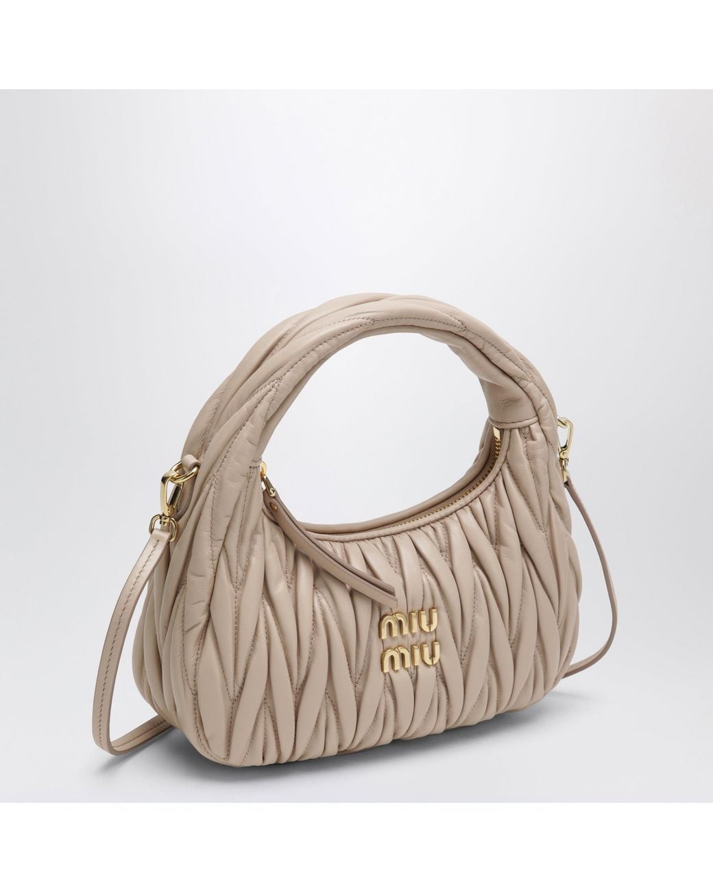 Miu Miu Pink Small Miu Wander Bag