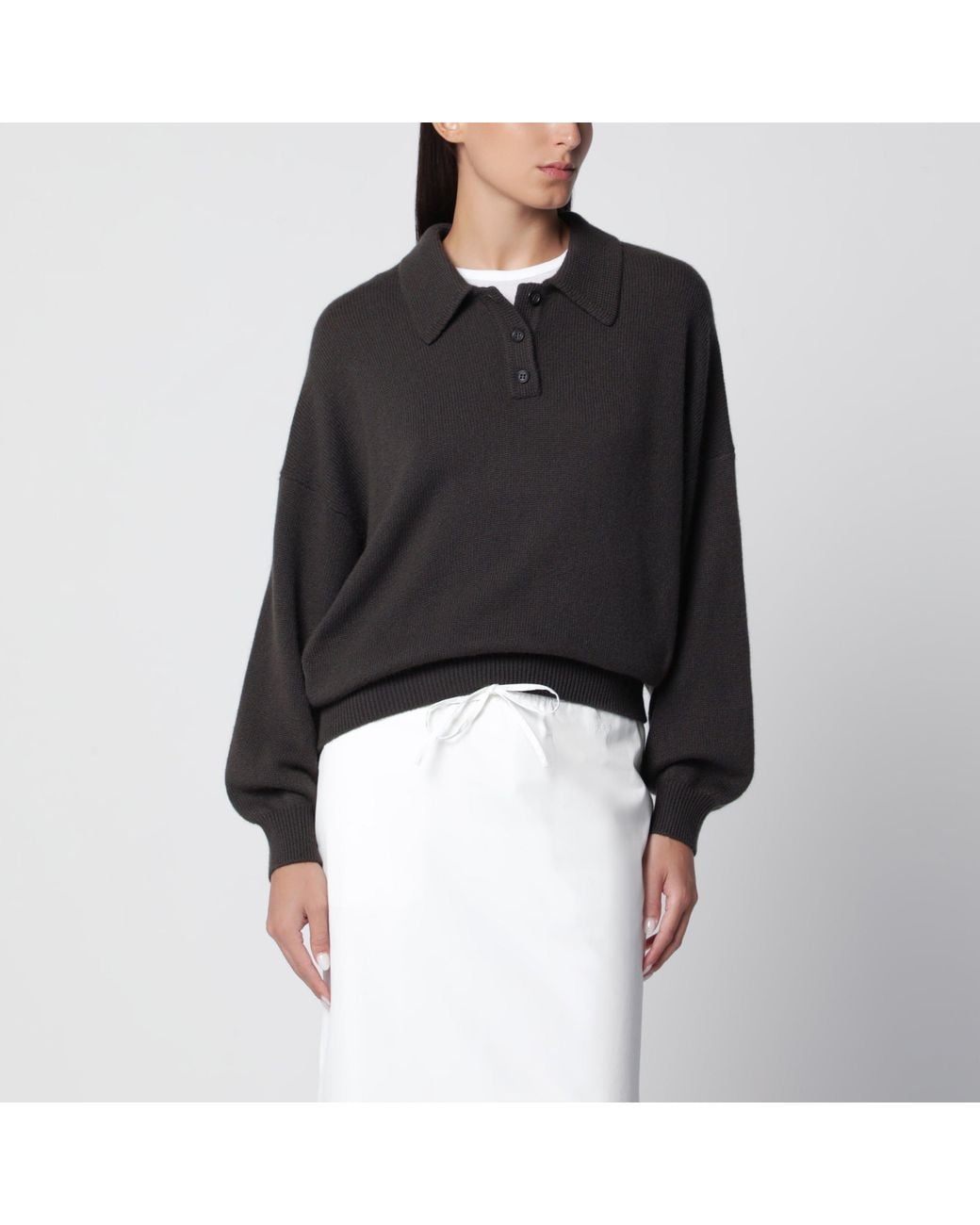 Lisa Yang Black Dark Etta Cashmere Sweater