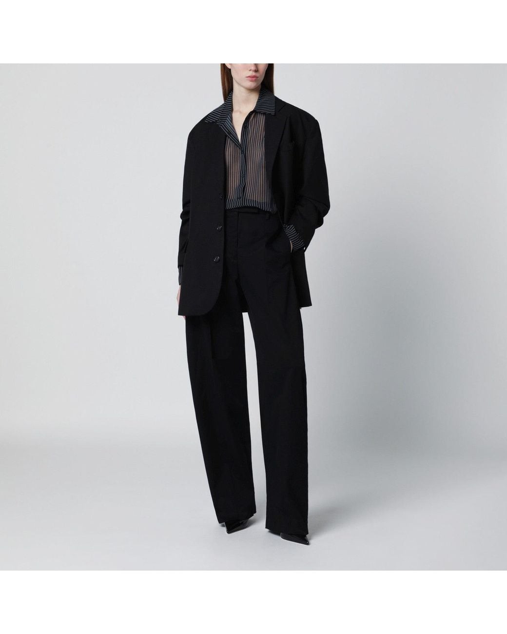 Frankie Shop Black Bea Trousers
