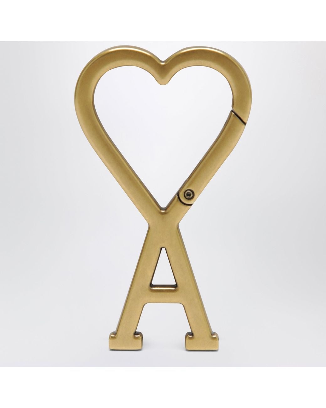 AMI Metallic Ami De Caur Keyring With-Tone Clasp for men