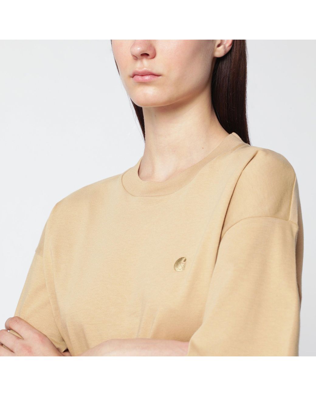 Carhartt Blue Chester Cropped T-Shirt