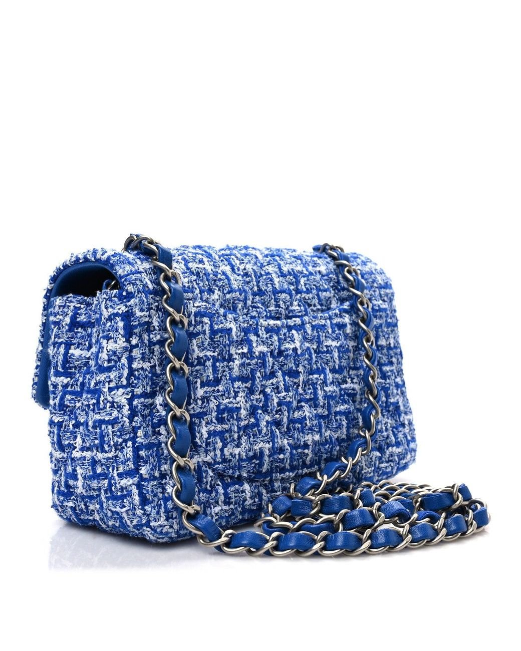Chanel Pre-owned Mini Tweed Crossbody Bag