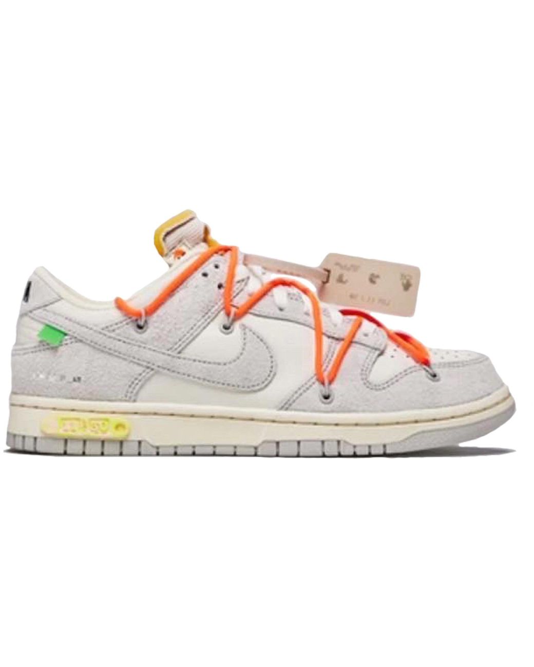 Off-White c/o Virgil Abloh Nike Dunk Low X Lot 11 in Black | Lyst