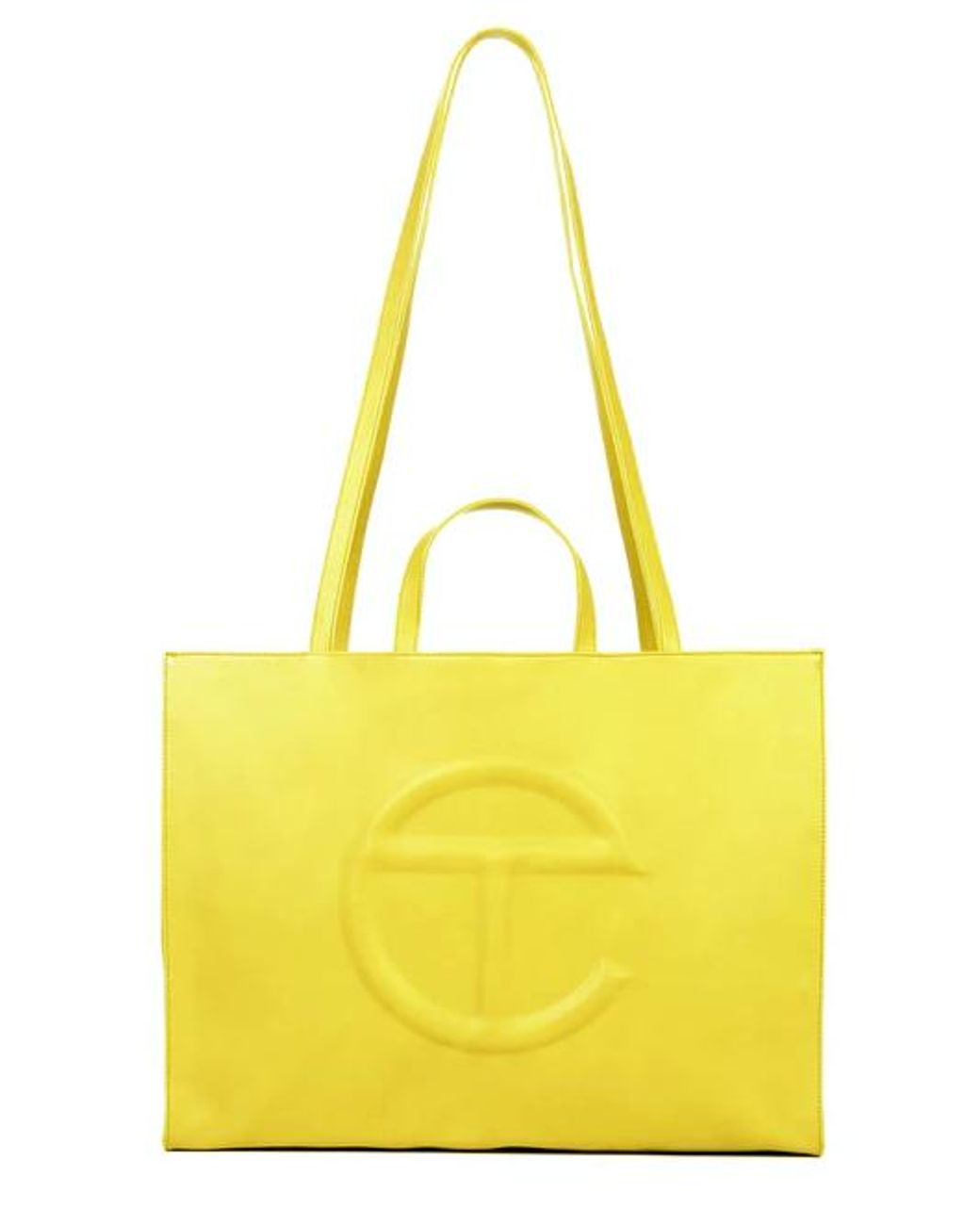 Telfar Shopping Bag Large Yellow Lyst