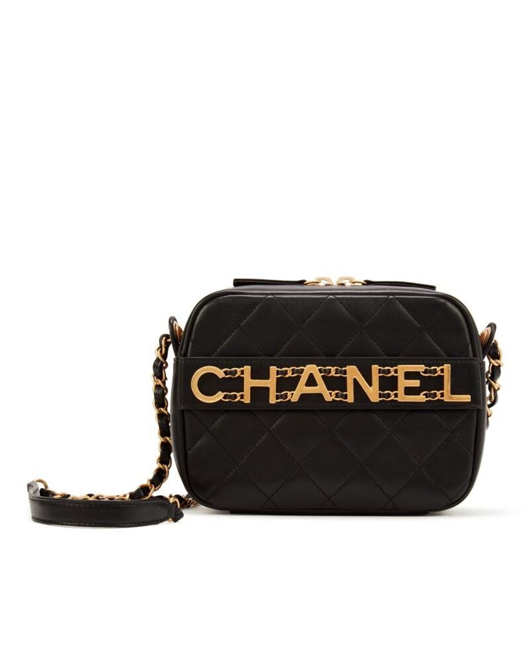 Chanel Enchained Camera Matte Bag in Black