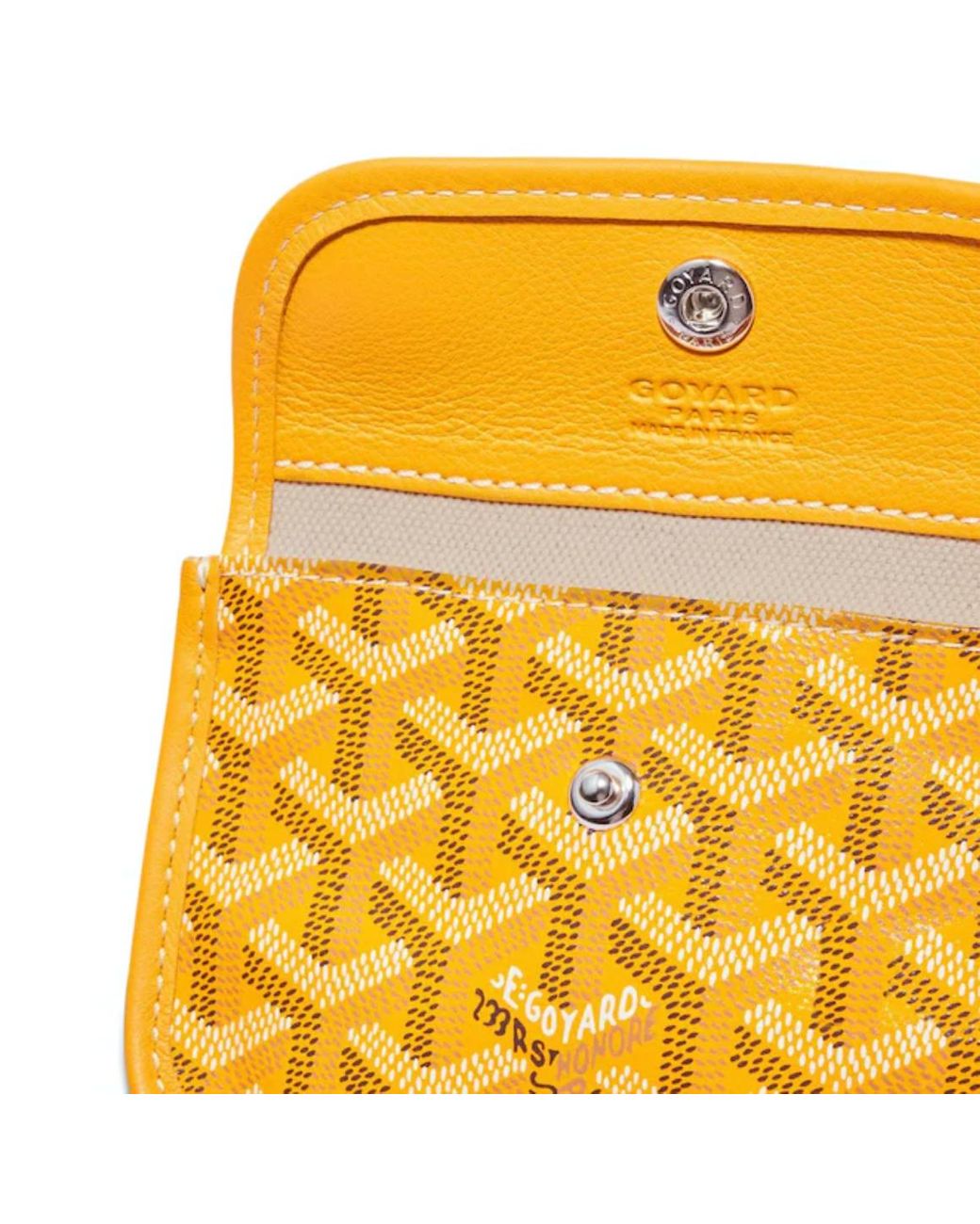 Goyard Anjou Tote Mini Yellow in Orange