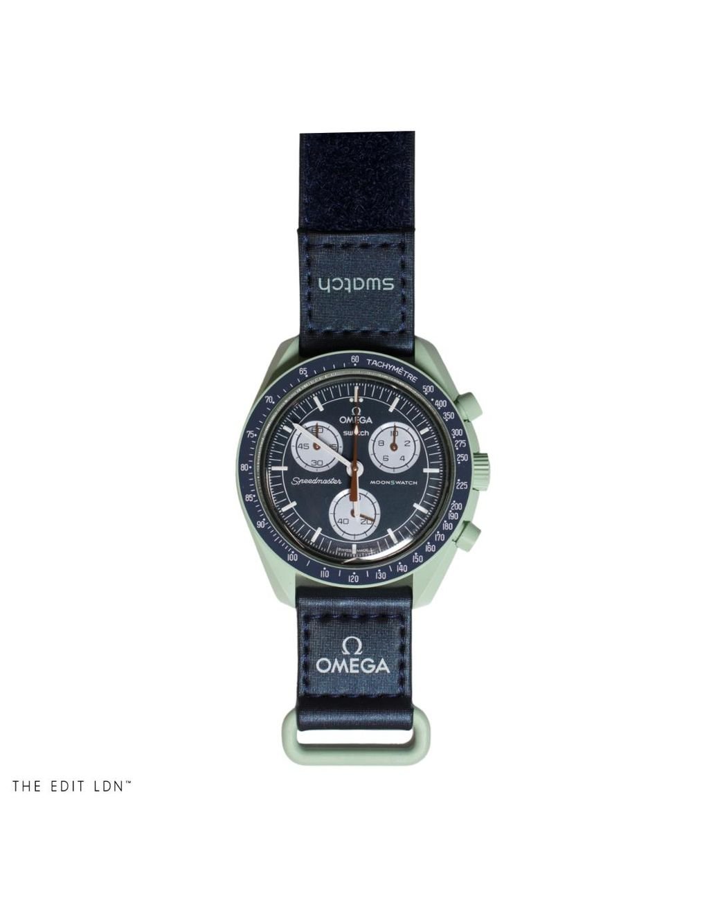 swatch omega earth