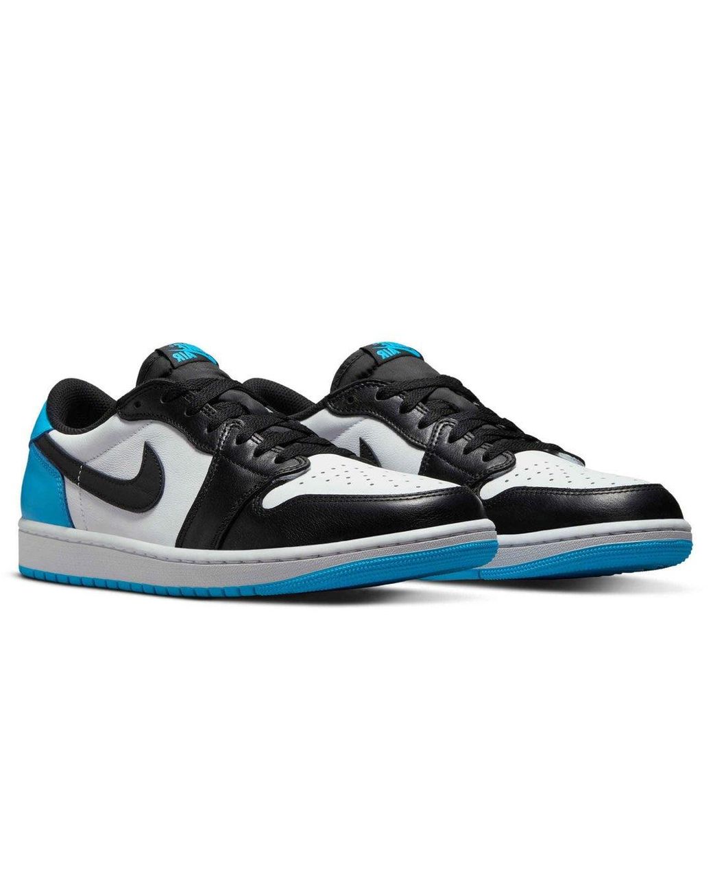 Nike Jordan 1 Low Black Dark Powder Blue (w) | Lyst
