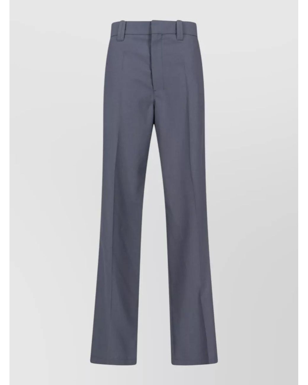 Lemaire Blue Straight Trousers