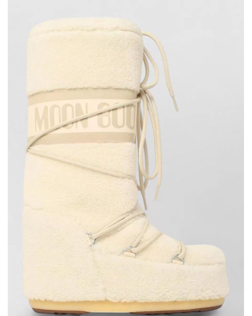 Moon Boot Natural Mb Icon Fleece Teddy Boots