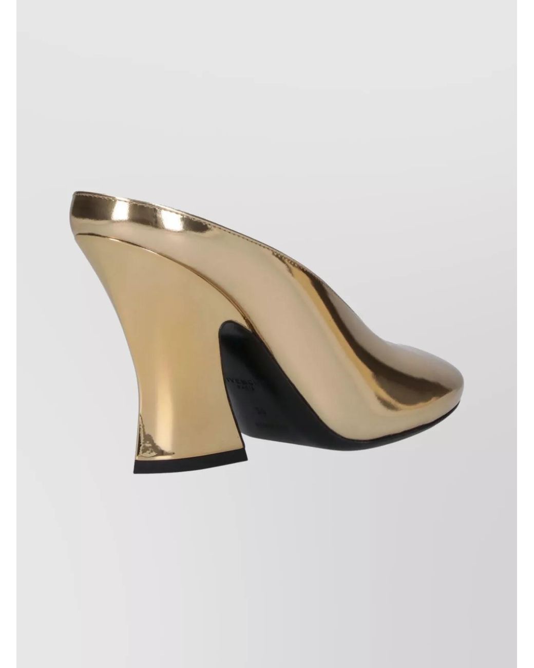 Givenchy Natural Leather Sculpted High-Heel Mules