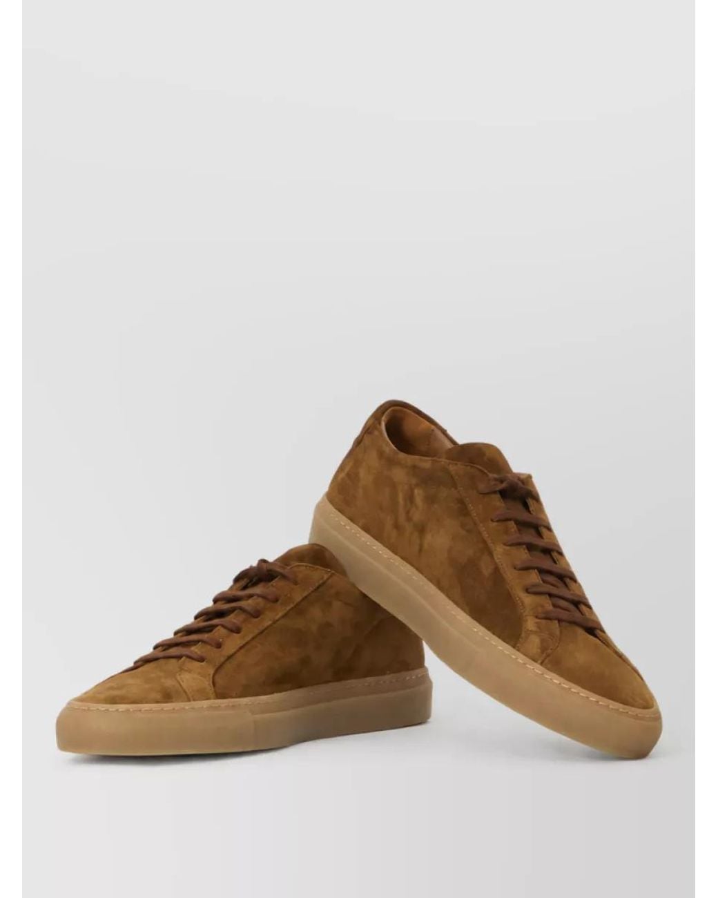 Common Projects Brown Suede Lace-Up Sneakers for men