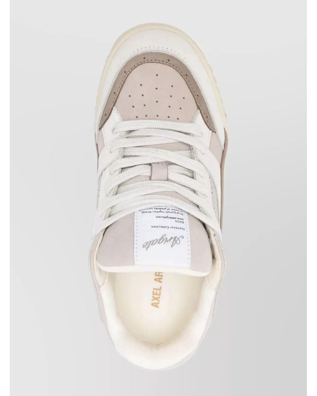 Axel Arigato White Leather Low-Top Sneakers