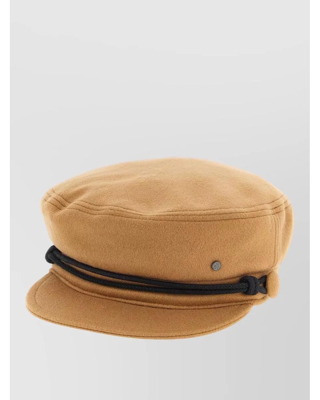Maison Michel Natural Cashmere Wool Cap
