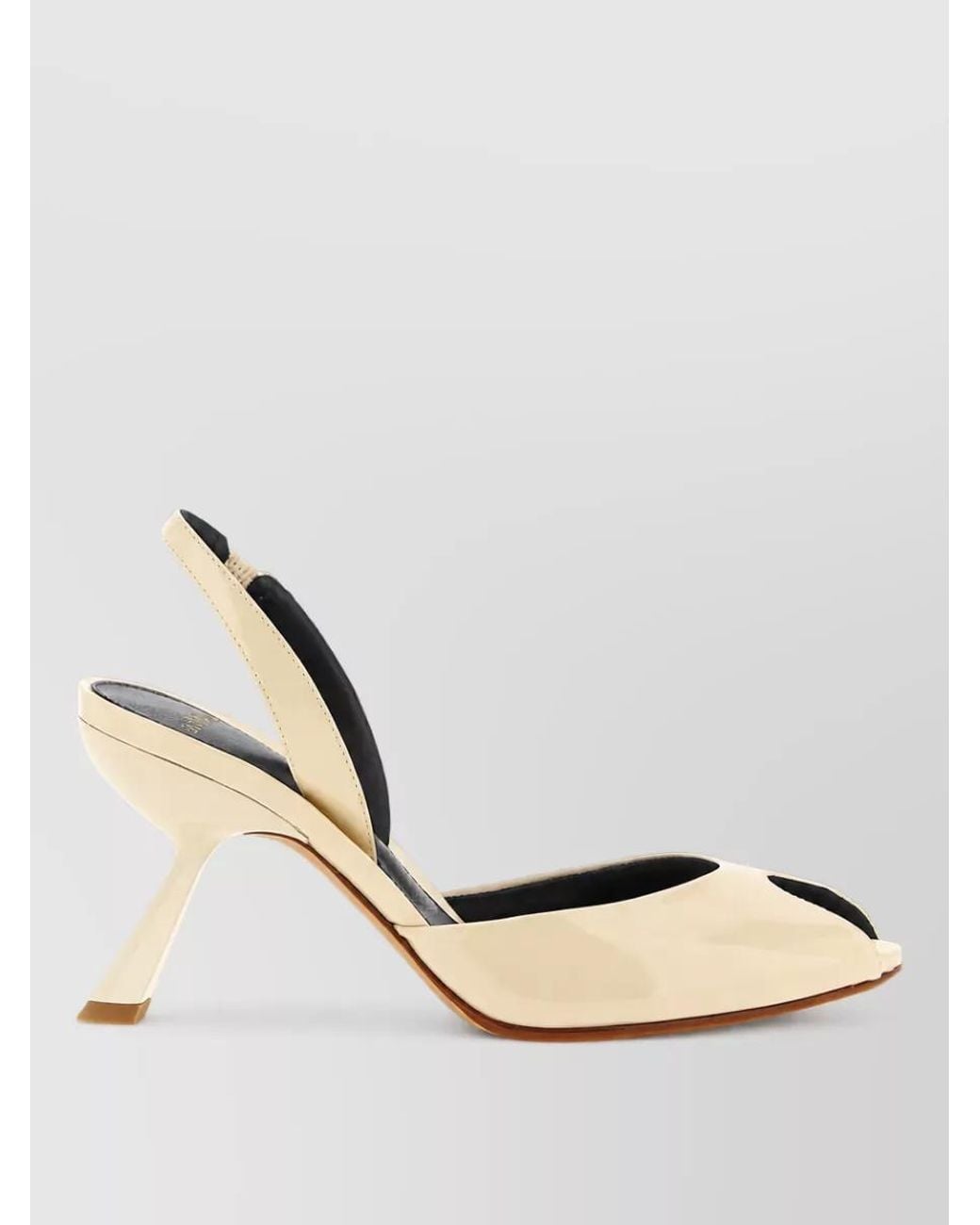 Alexandre Birman Metallic Leather Slingback Mules