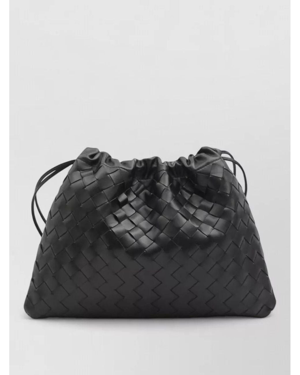 Bottega Veneta Black The Pouch Calfskin Mini Bag