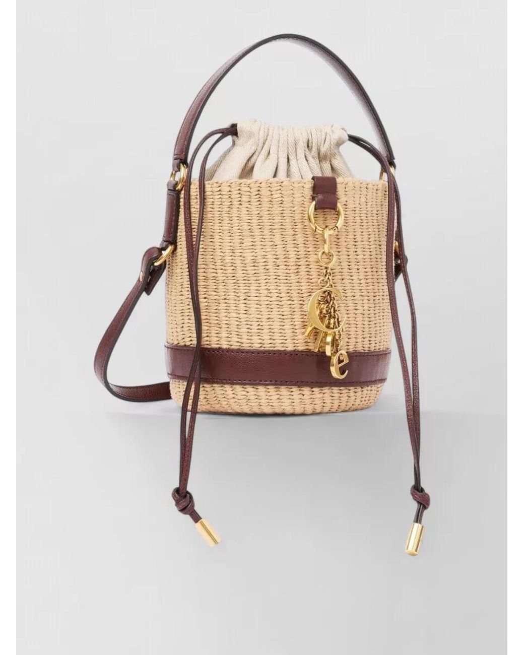 Chloé White Na Bucket Bag