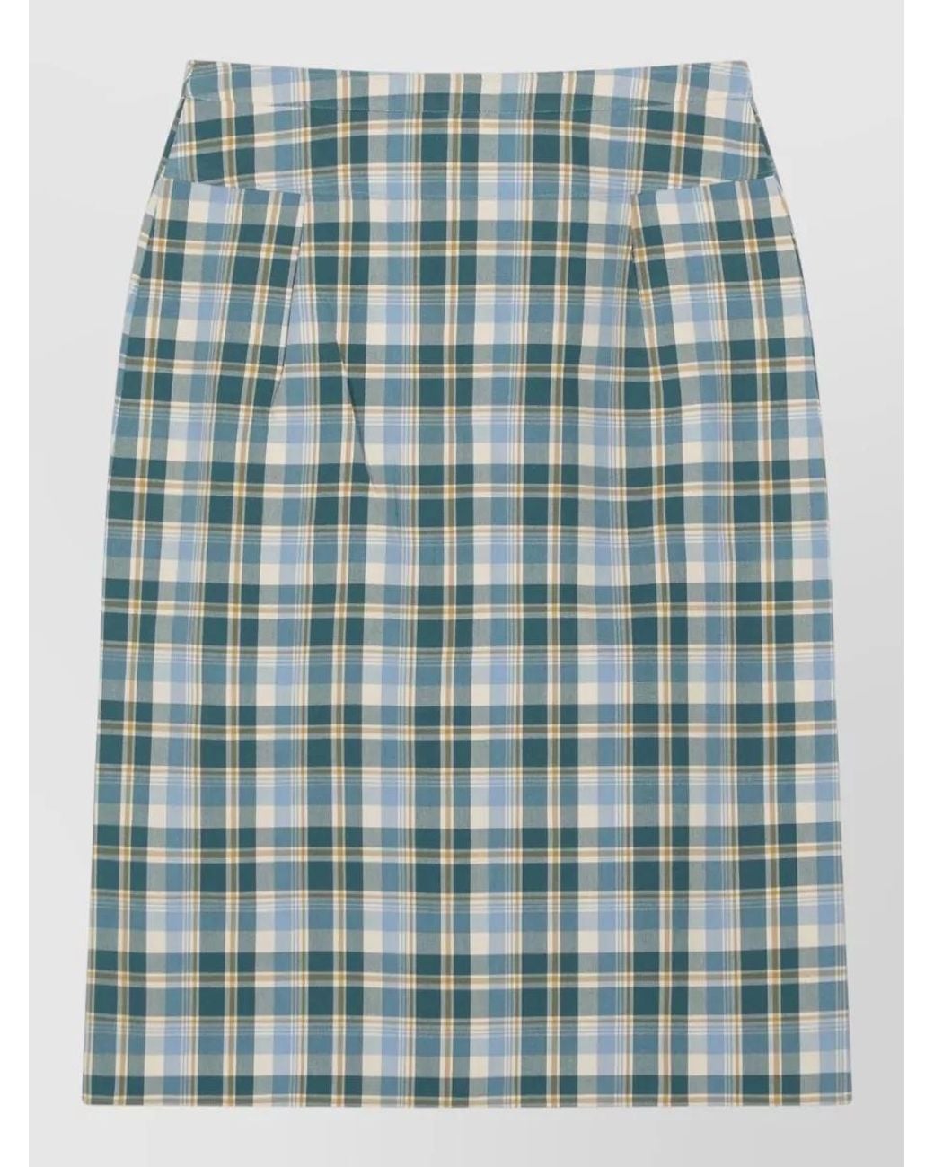 Prada Green High-Waisted Skirt