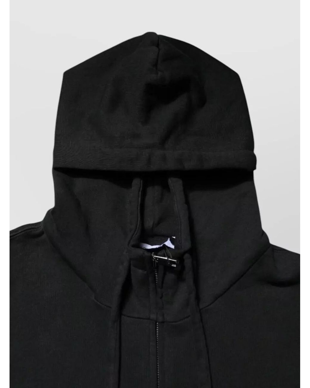 Dolce & Gabbana Black Cotton Zip-Up Hoodie for men