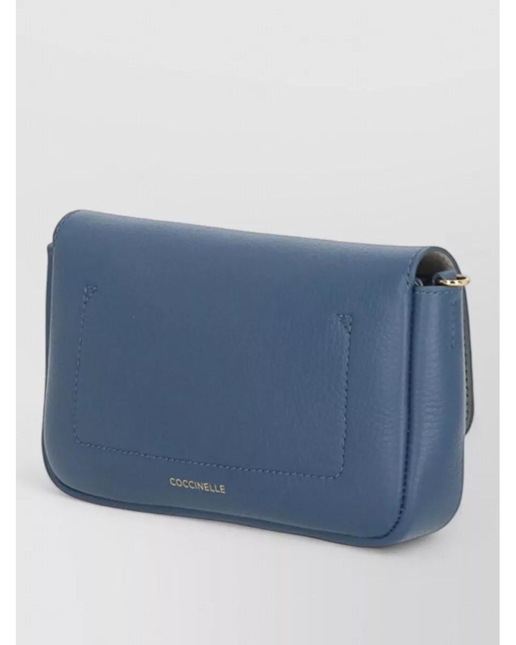 Coccinelle Blue Leather Shoulder Bag