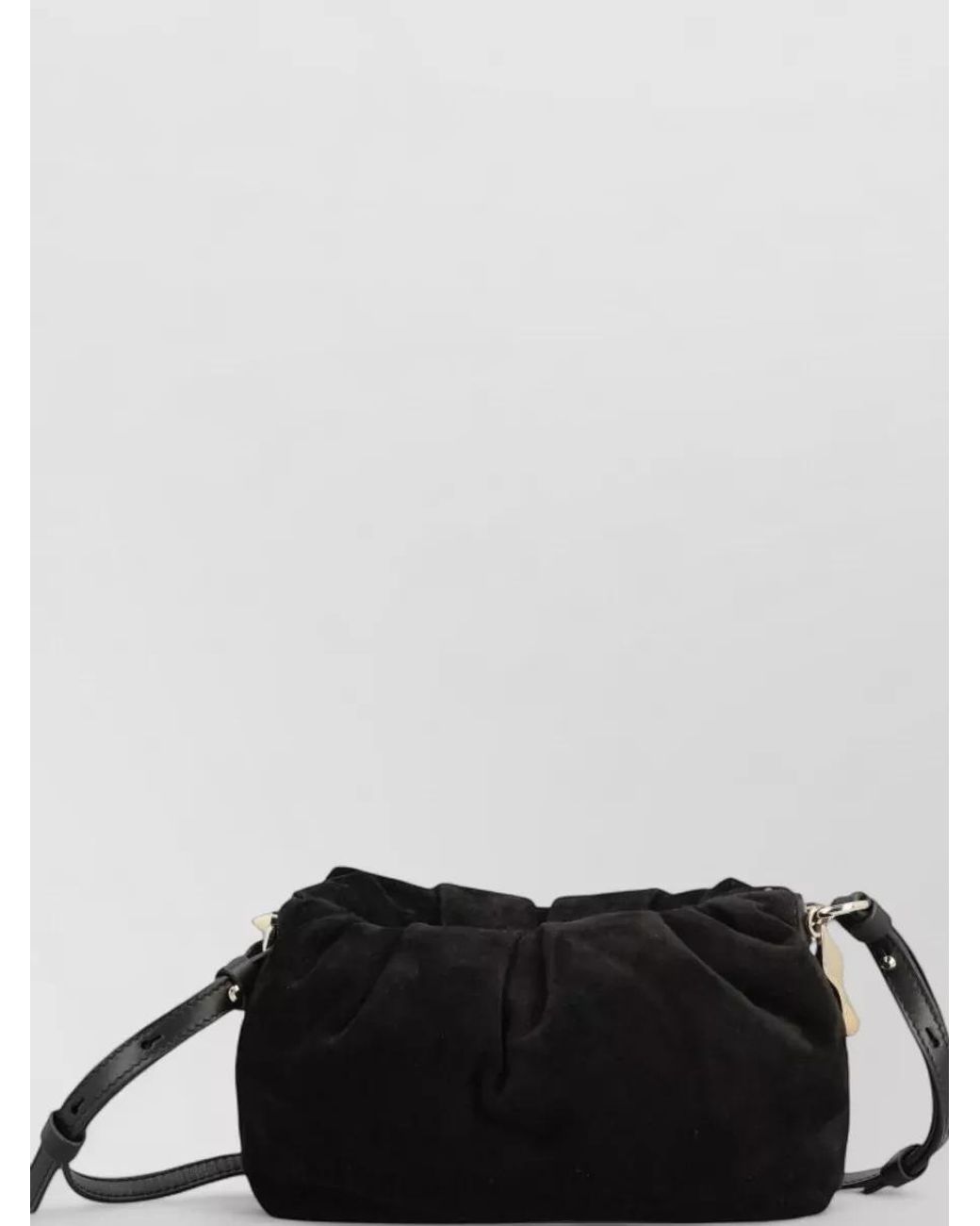 Christian Louboutin Black Eva Mini Suede Leather Clutch Bag