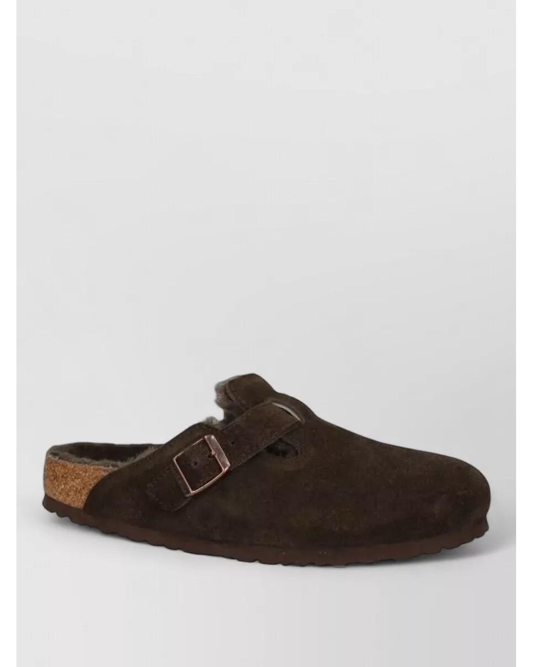 Birkenstock Brown Shearling Slippers