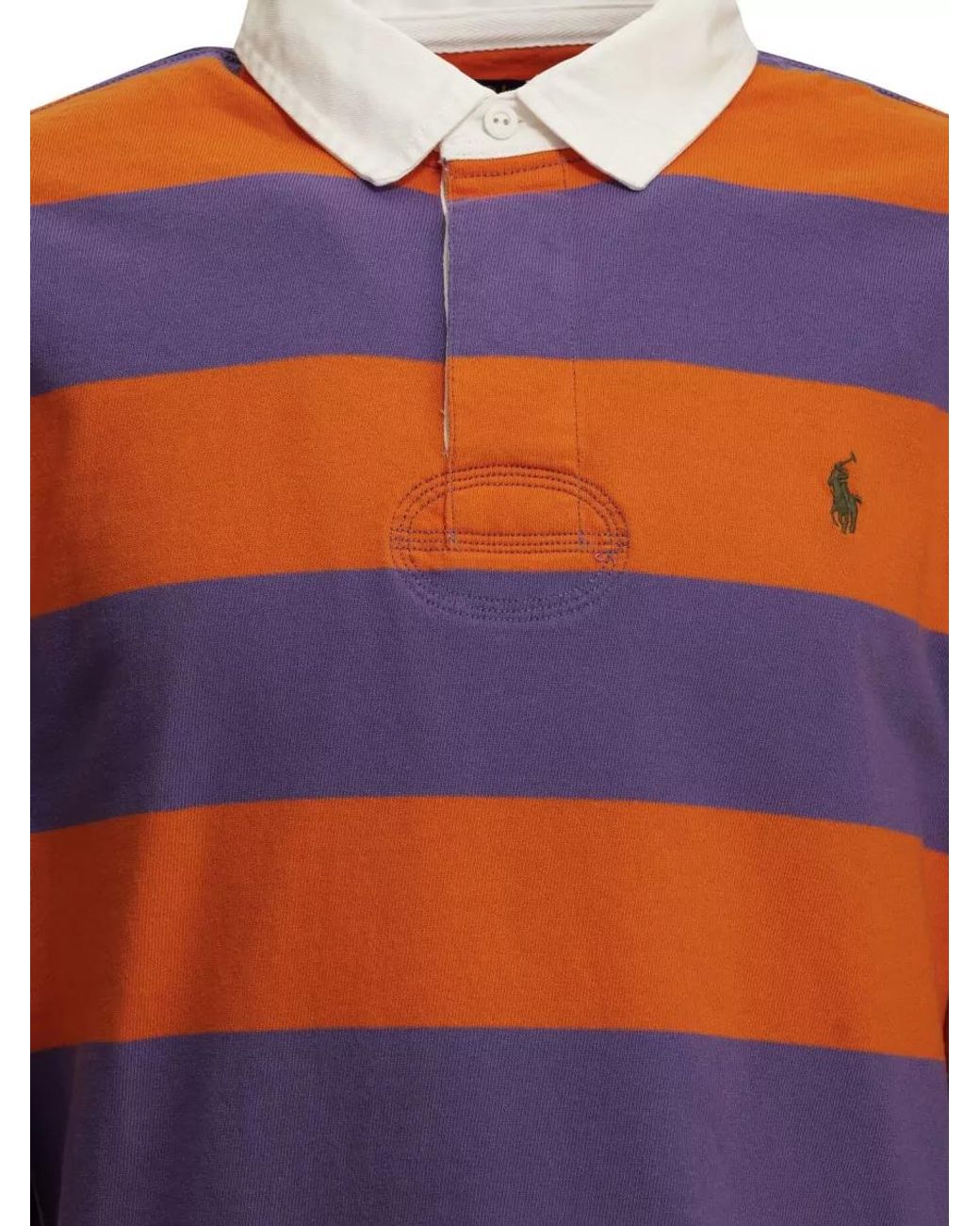 Polo Ralph Lauren Orange Rugby Button-Down Polo Shirt for men