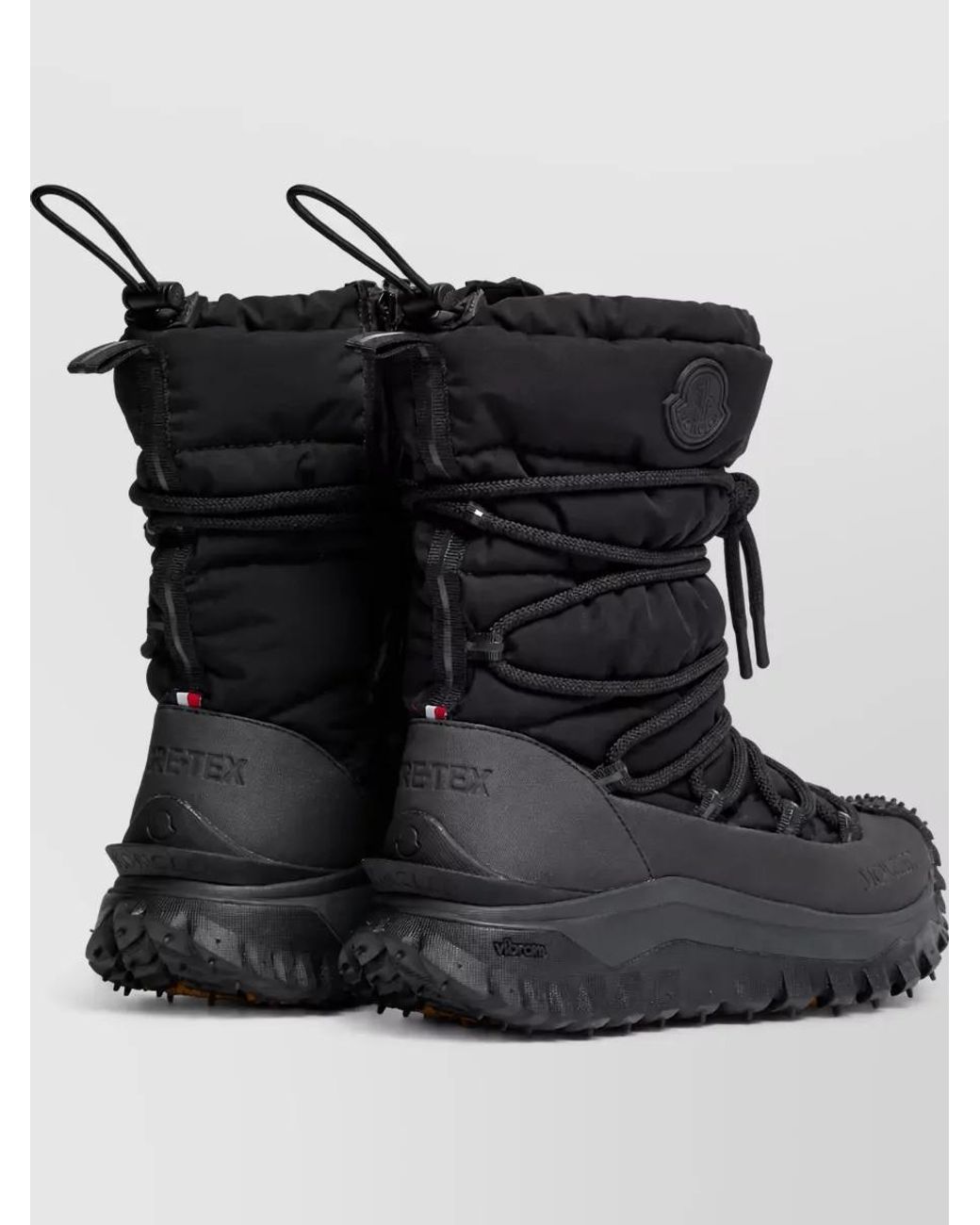 Moncler Black Trailgrip Apres High Snow Boots