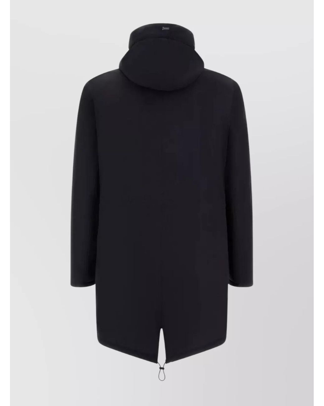 Herno Blue Down Hooded Parka for men
