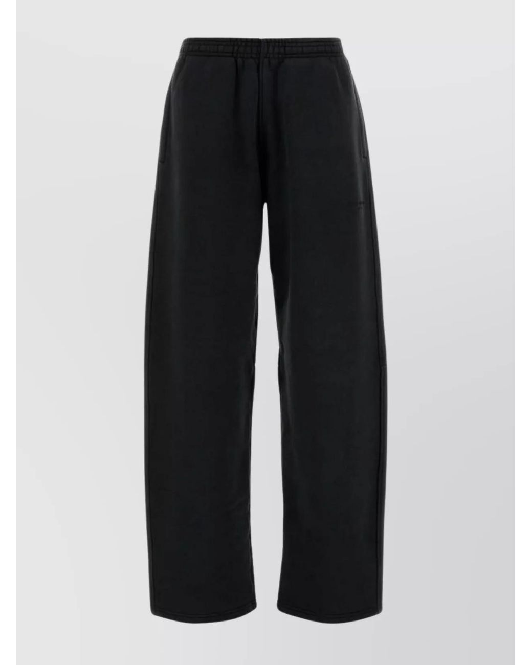 Alexander Wang Black Cotton Straight Joggers