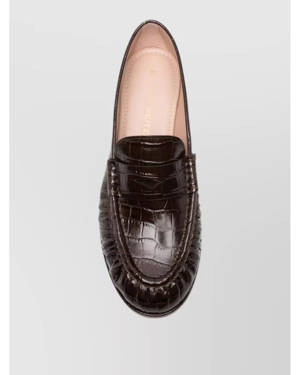 Stuart Weitzman Brown Leather Loafers