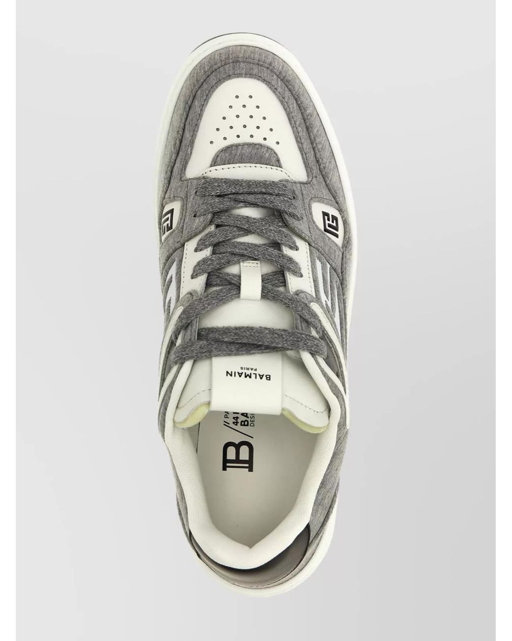 Balmain Metallic B-Court Skate Low-Top Sneakers for men