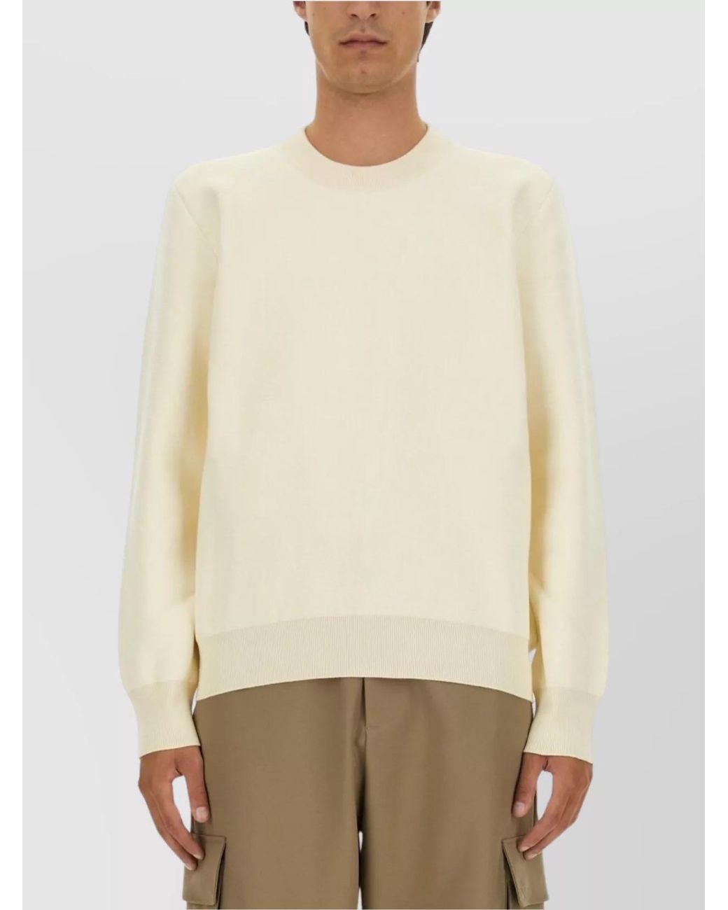Off-White c/o Virgil Abloh Natural Regular-Fit Cotton Sweatshirt for men