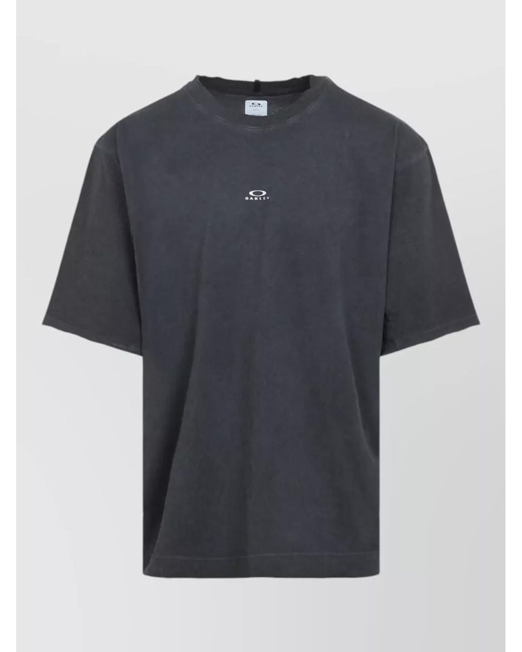 Oakley Blue Cotton Boxy T-Shirt for men