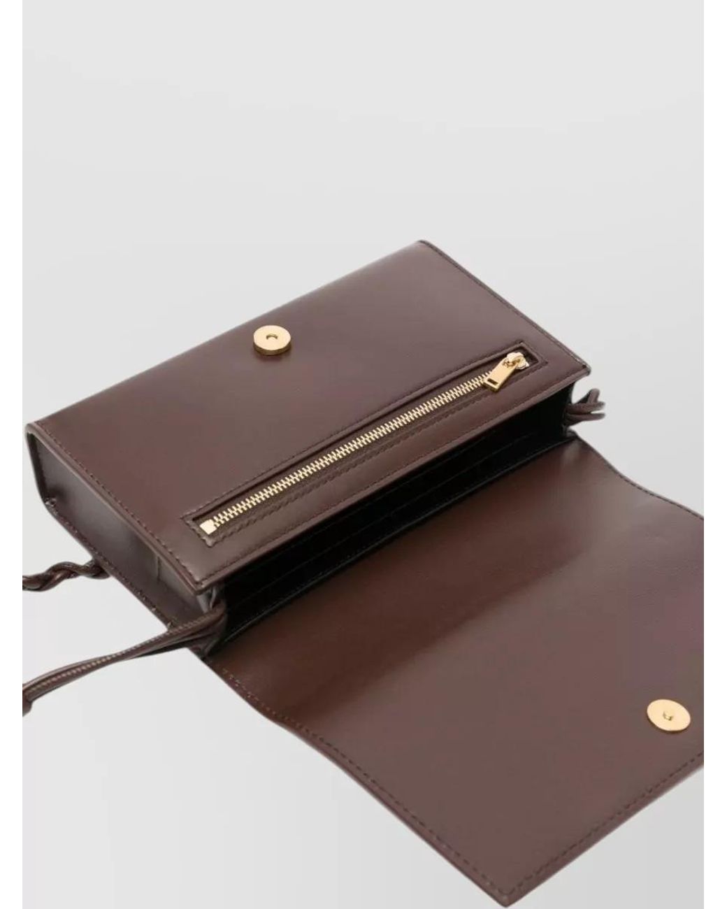 Jil Sander White Tangle Calf Leather Cross-Body Bag