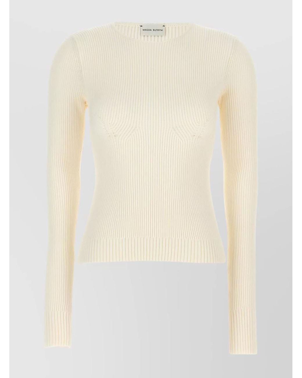 Magda Butrym Natural Fine-Knit Jumper