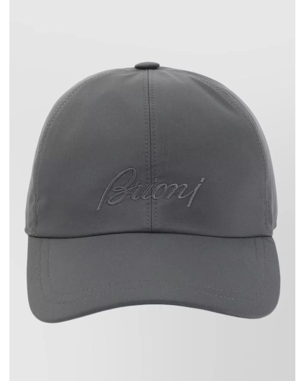 Brioni Gray Baseball Cap for men