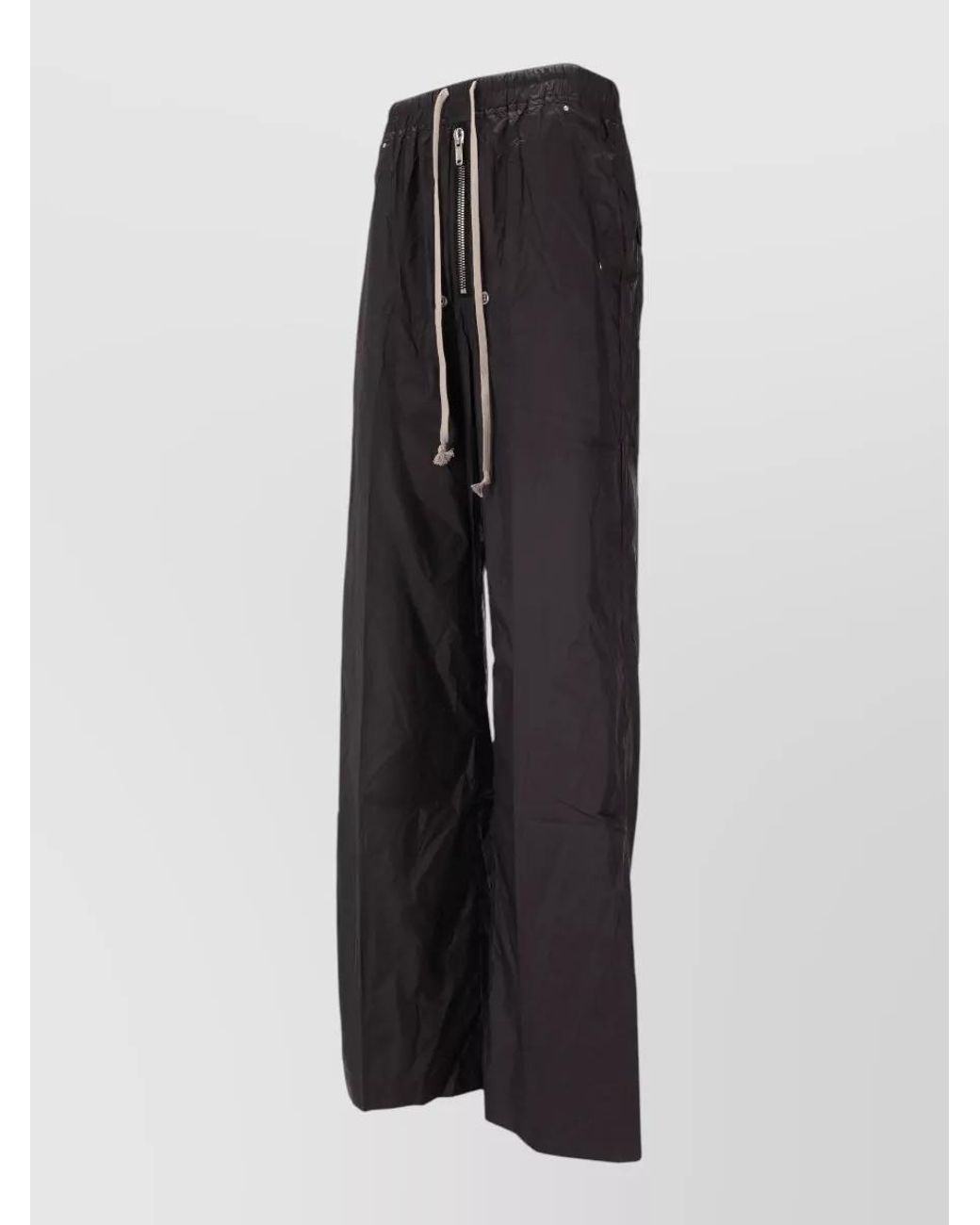 Rick Owens Black Wide-Leg Trousers