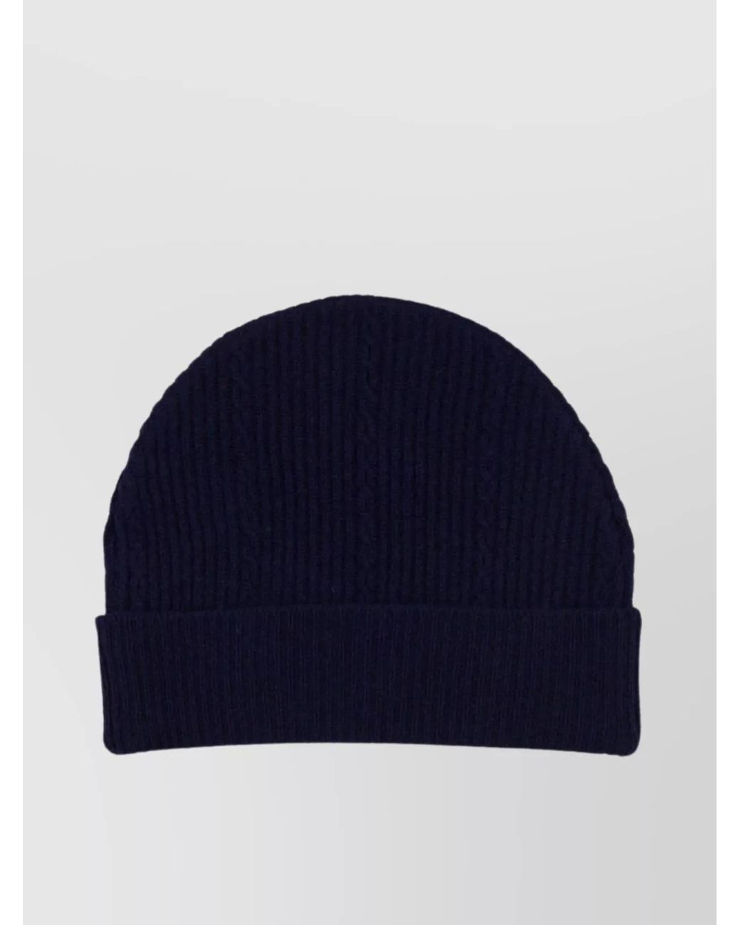 Etro Blue Cashmere Logo Beanie