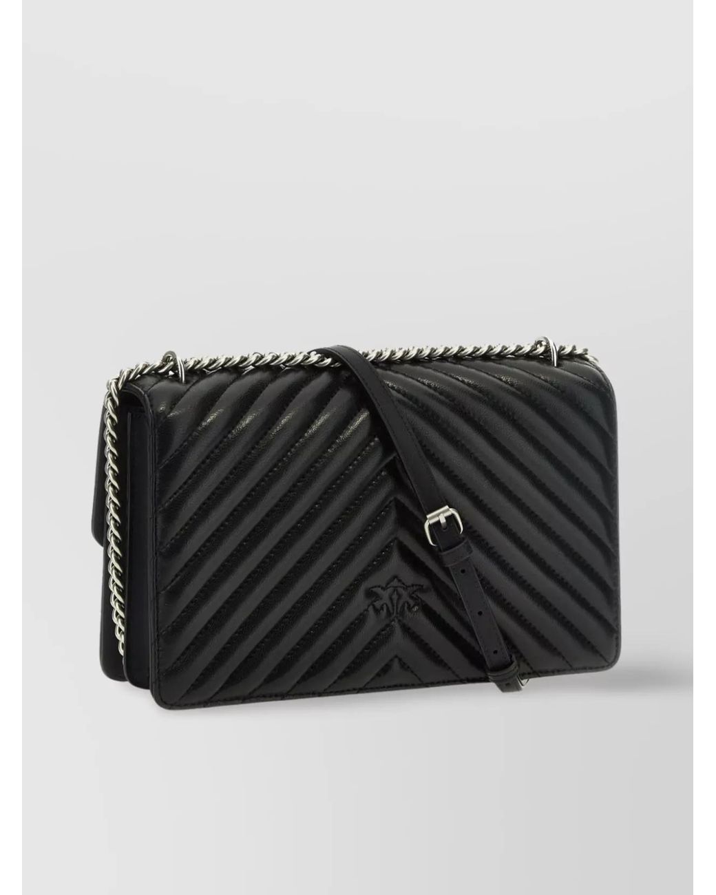 Pinko Black Love Bag One Crossbody Bag