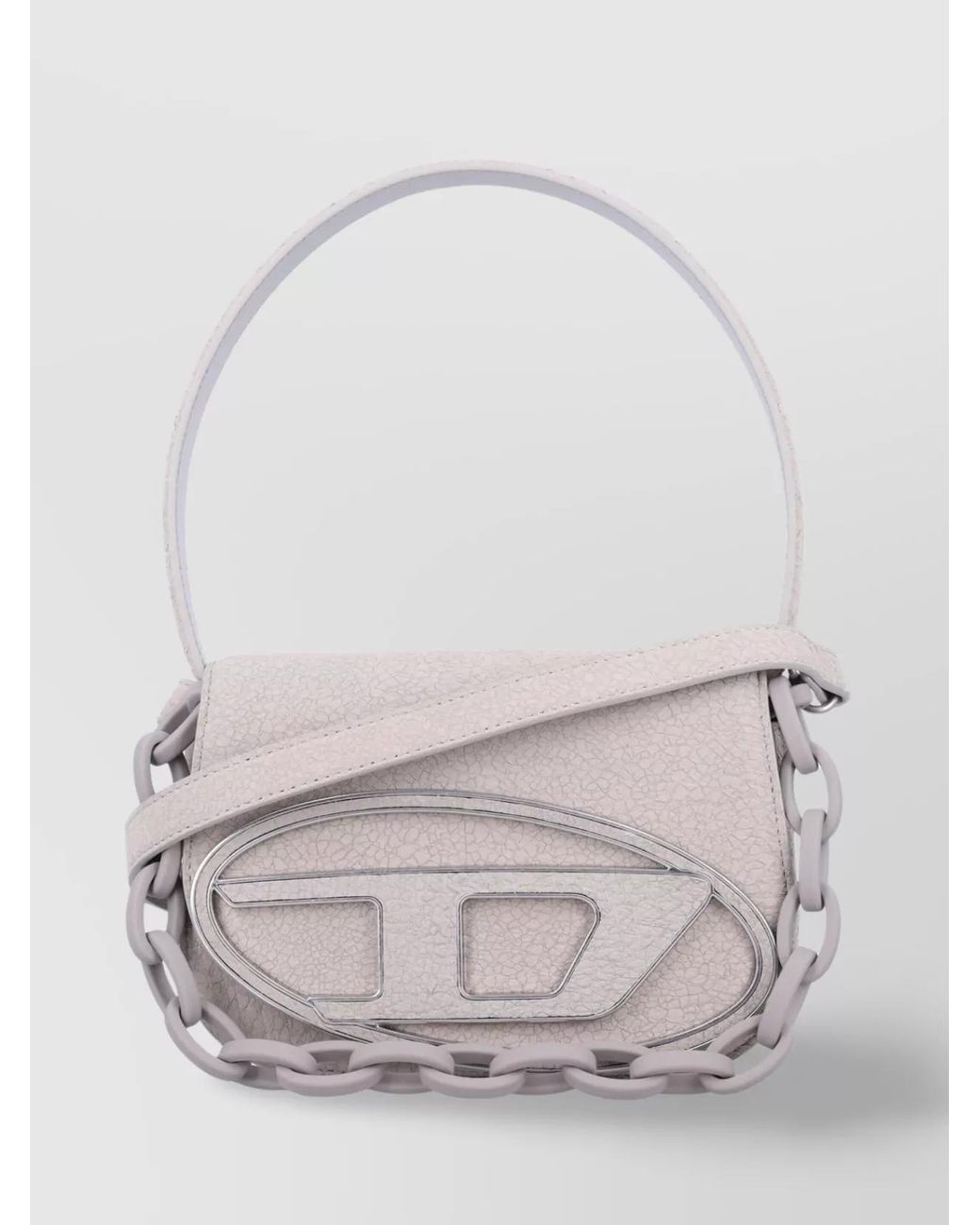 DIESEL Gray 1Dr Leather Cross-Body Bag
