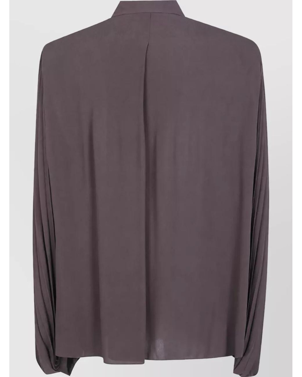 Tom Ford Purple Pleated Blouse