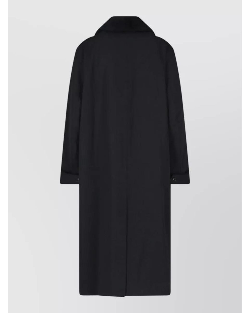 Our Legacy Black Virgin Wool Single-Breasted Coat