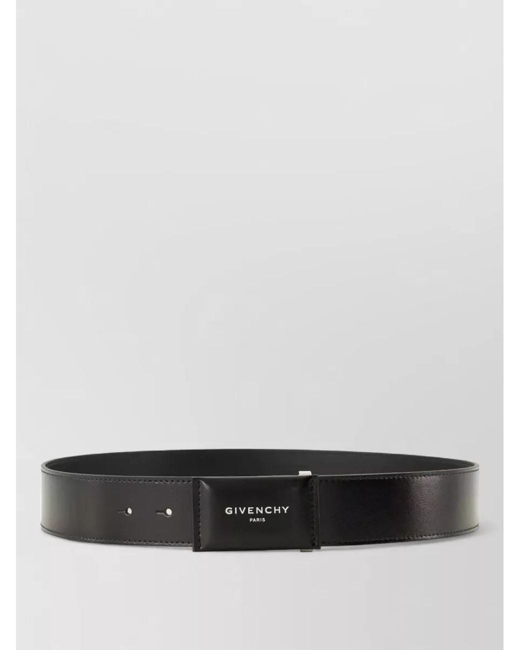 Givenchy White Calf Leather Antigona Belt for men
