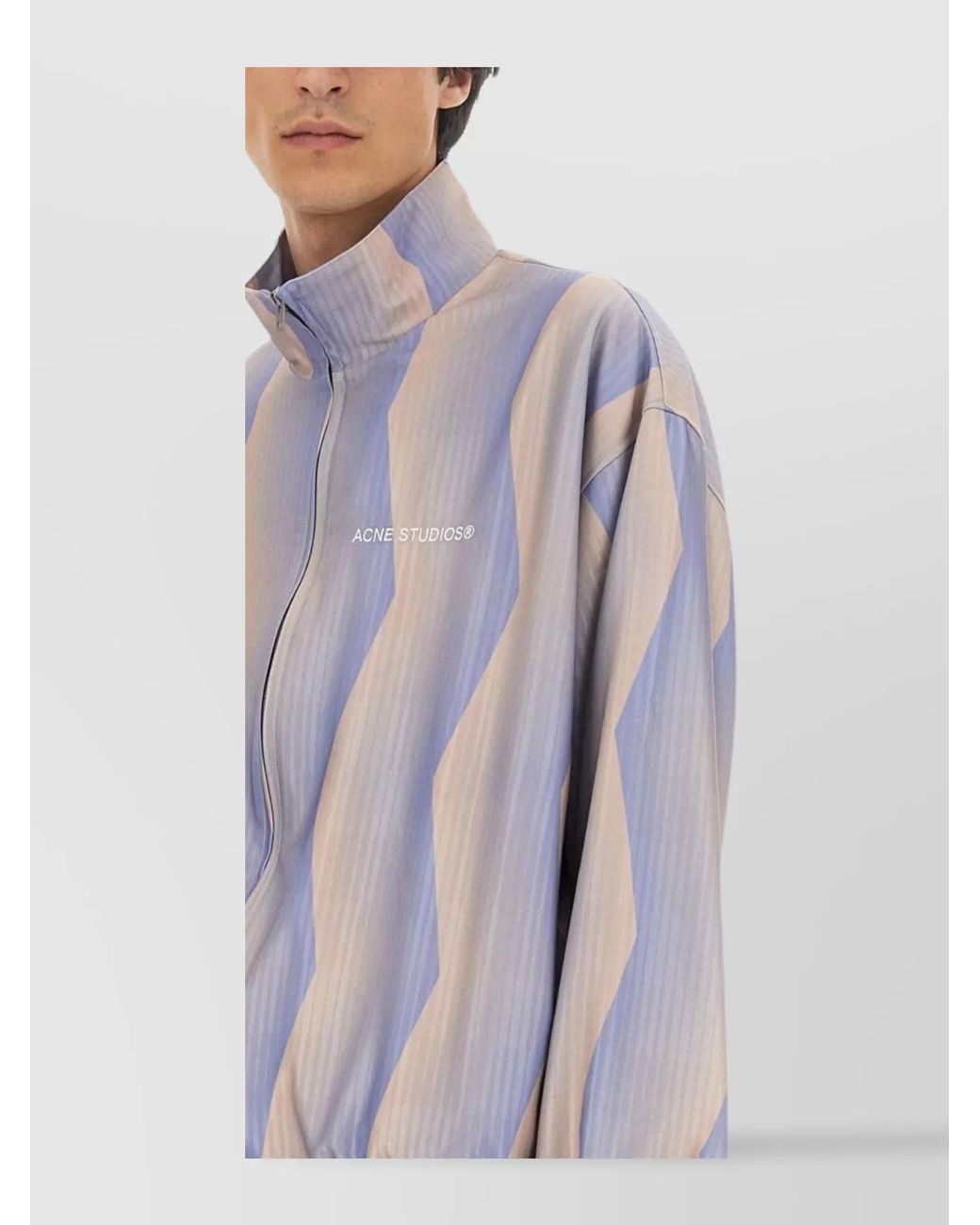 Acne Blue Relaxed-Fit Lightweight Jacket for men
